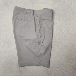 Bonobos Shorts Mens 34 Gray 10" Golf‎ Chino Microfiber Polyester Tech Pockets